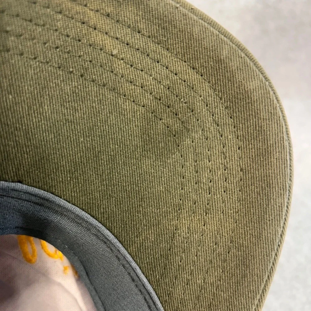 Cabela's Script Logo Mens Green Cabela's Trucker Hat Mesh Snapback OSFM